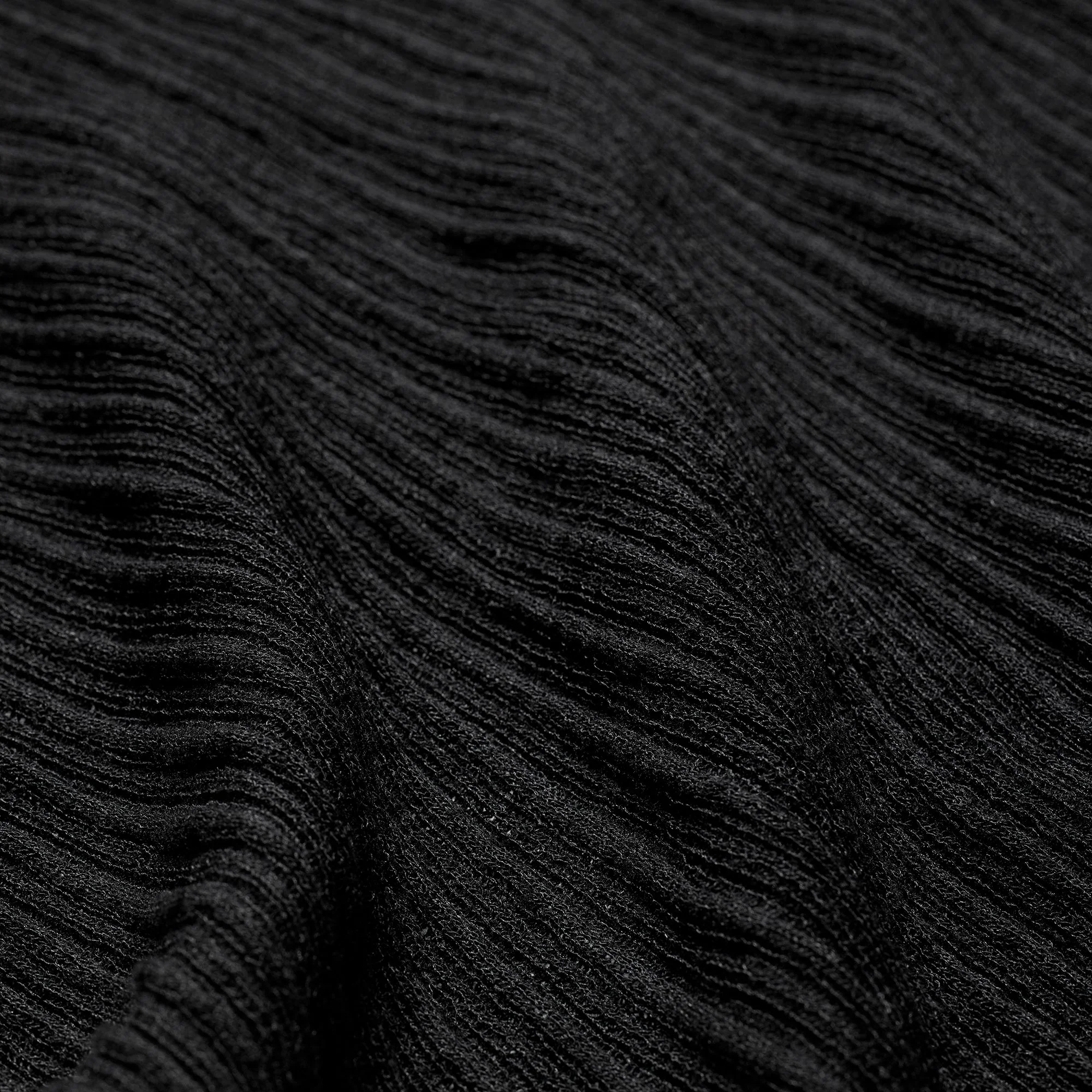 SHEER KNIT PLUNGE TANK | ONYX - Image 5