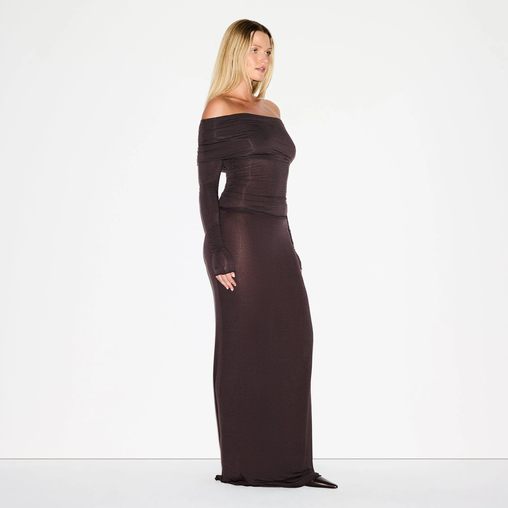 SHEER MODAL OFF THE SHOULDER TOP | PHOENIX - Image 2