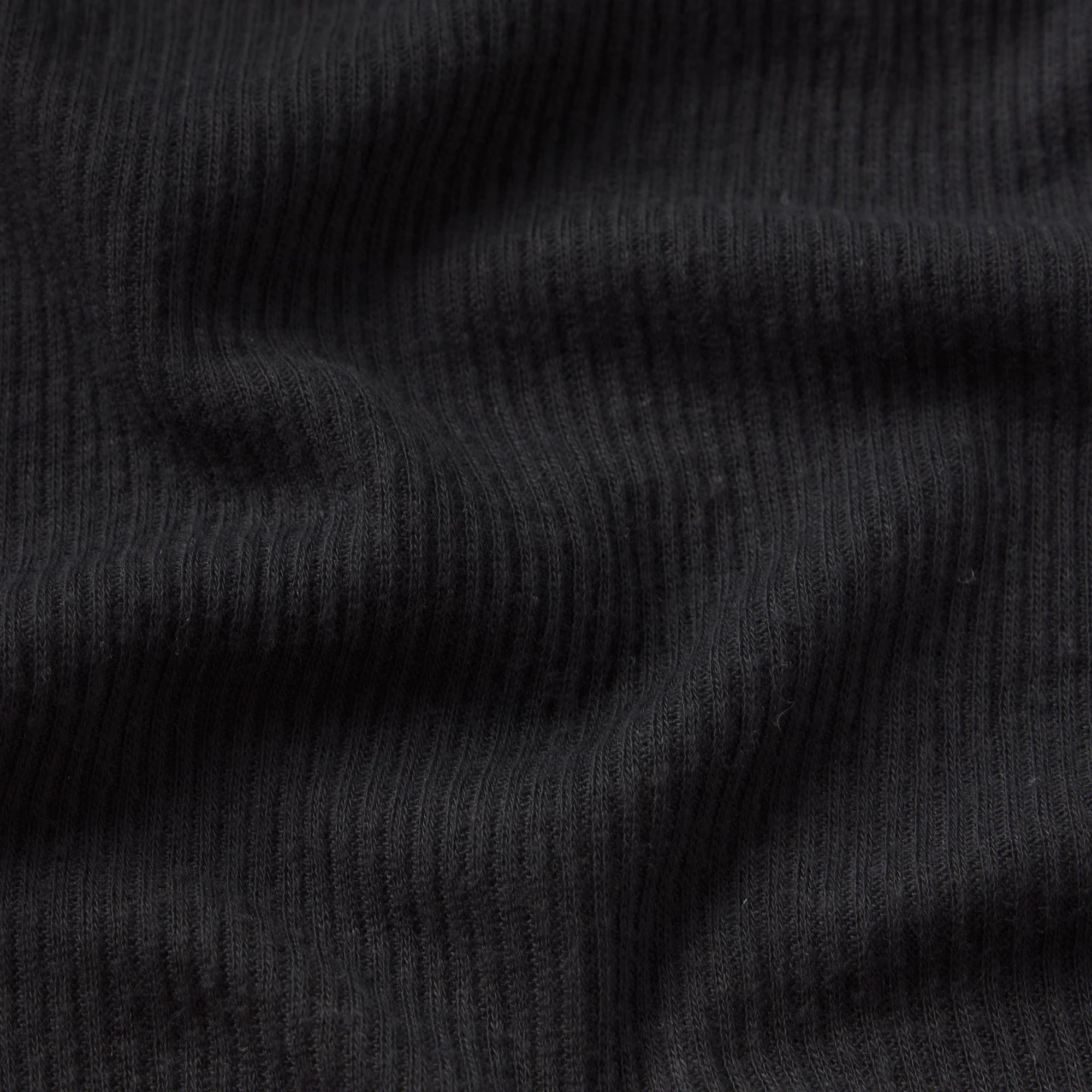 SHEER RIB LONG SLEEVE CREW NECK TOP | SOOT - Image 5