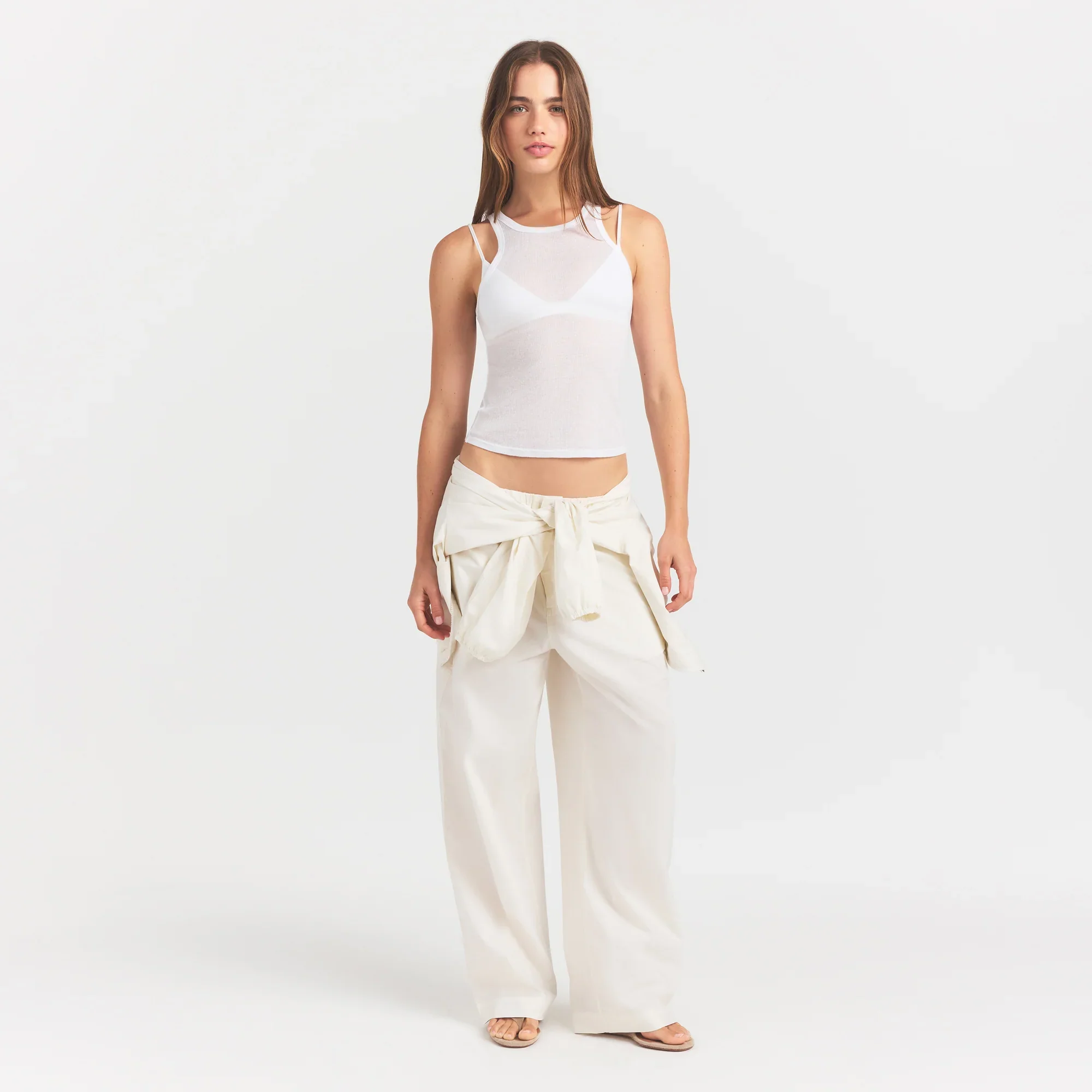SHEER RIB TANK | SNOW