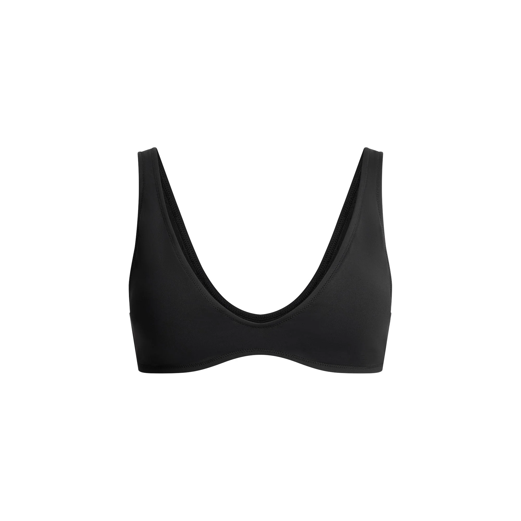 SIGNATURE SWIM PLUNGE BIKINI TOP | ONYX - Image 12