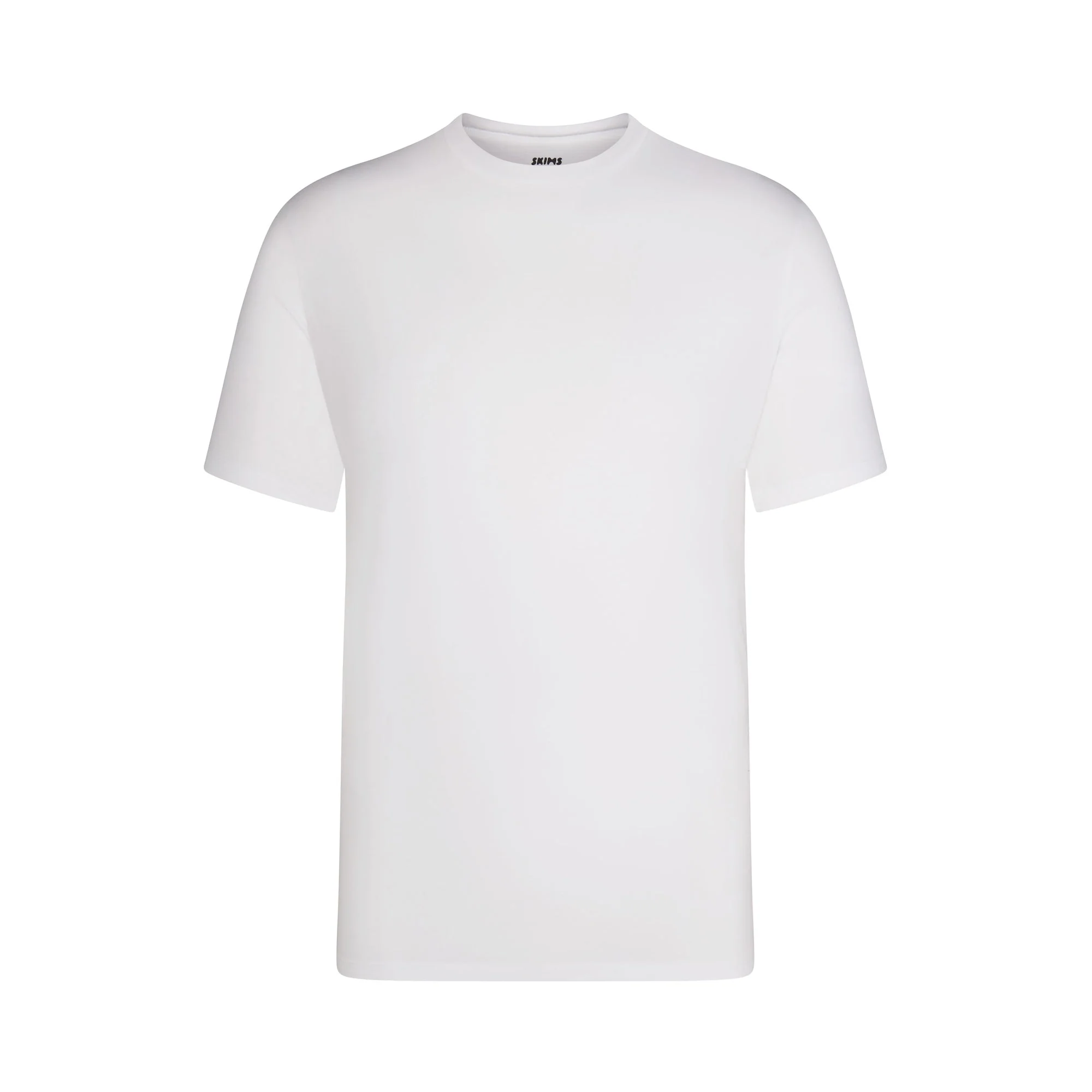 SKIMS BASICS MENS LIGHTWEIGHT T-SHIRT 3-PACK | CHALK - Image 5