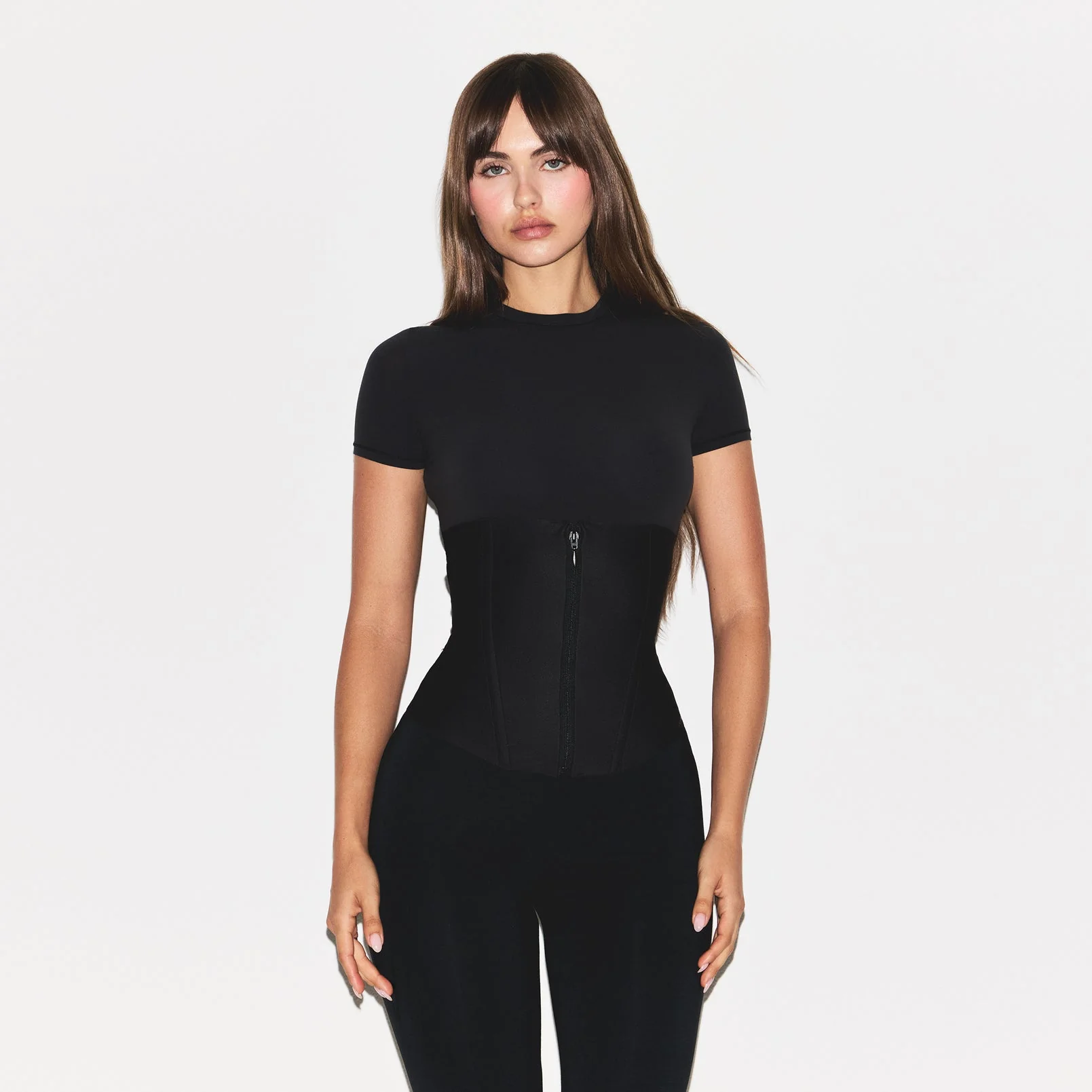 SKIMS BODY CORE SCULPT WAIST CINCHER | ONYX - Image 2