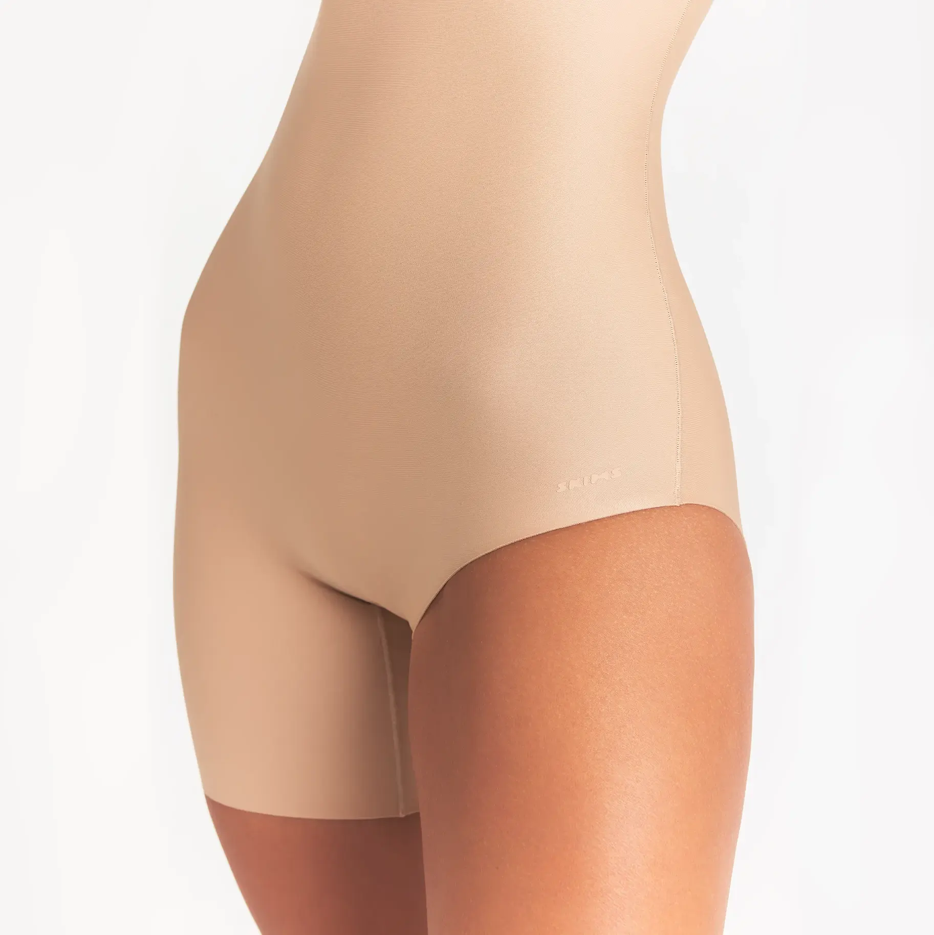 SKIMS BODY LEFT LEG SOLUTION SHORT | CLAY - Image 3