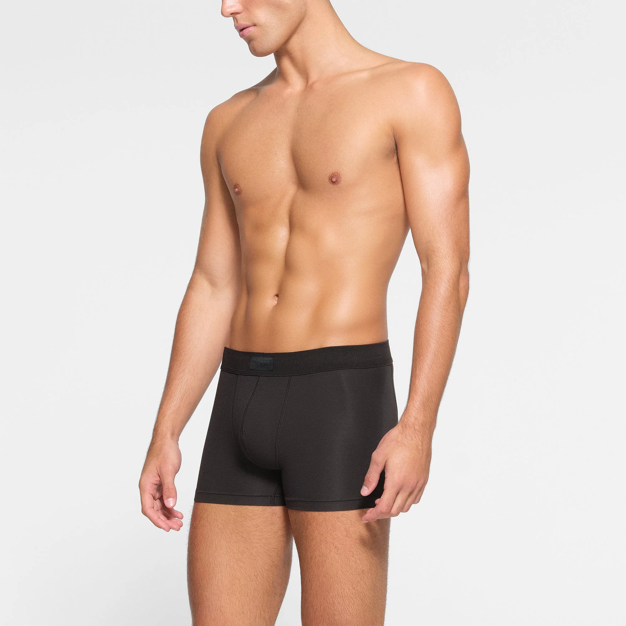 SKIMS COTTON MENS 3" BOXER BRIEF 3-PACK | ONYX - Image 2