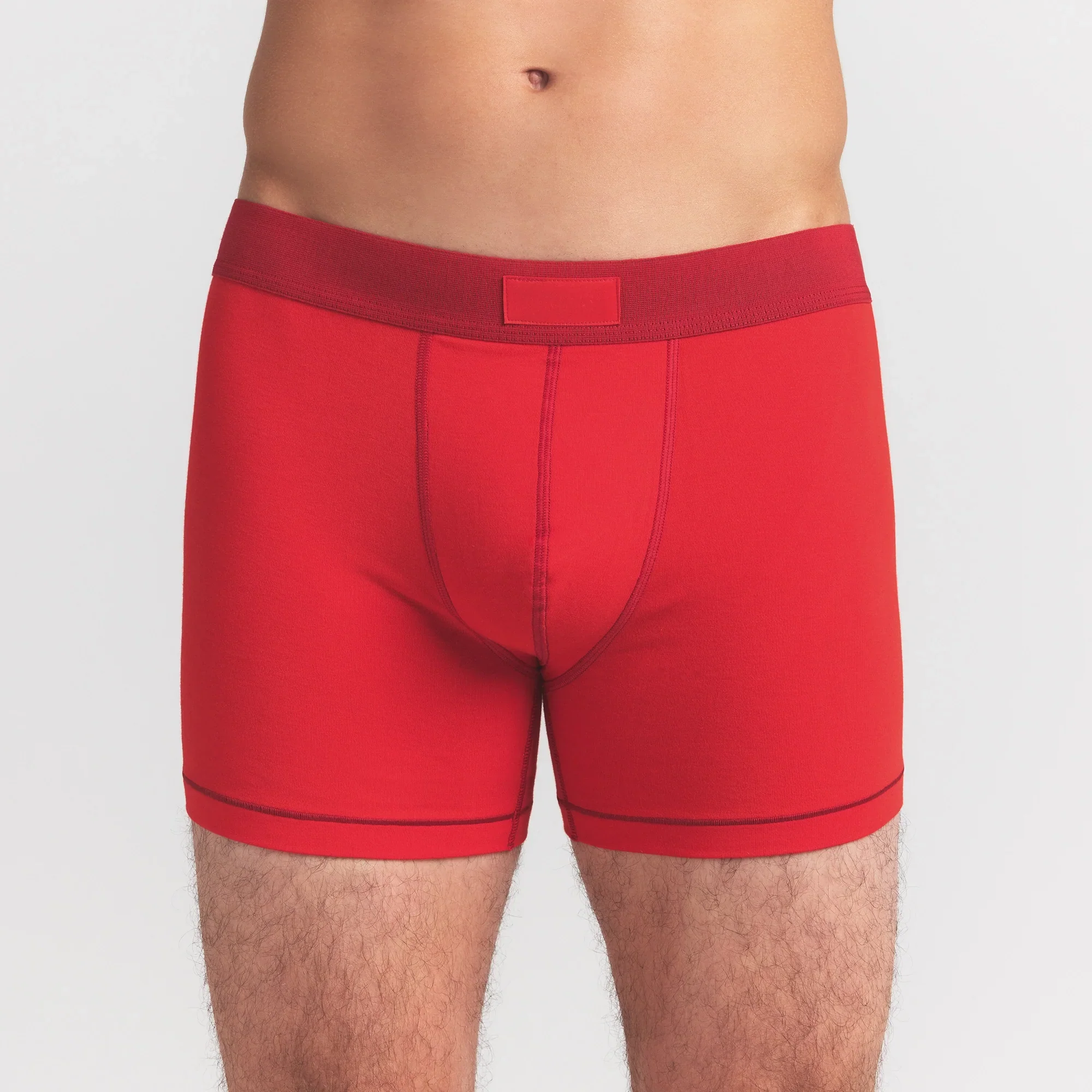 SKIMS COTTON MENS 3" BOXER BRIEF 3-PACK | RUBY ESPRESSO MULTI - Image 4