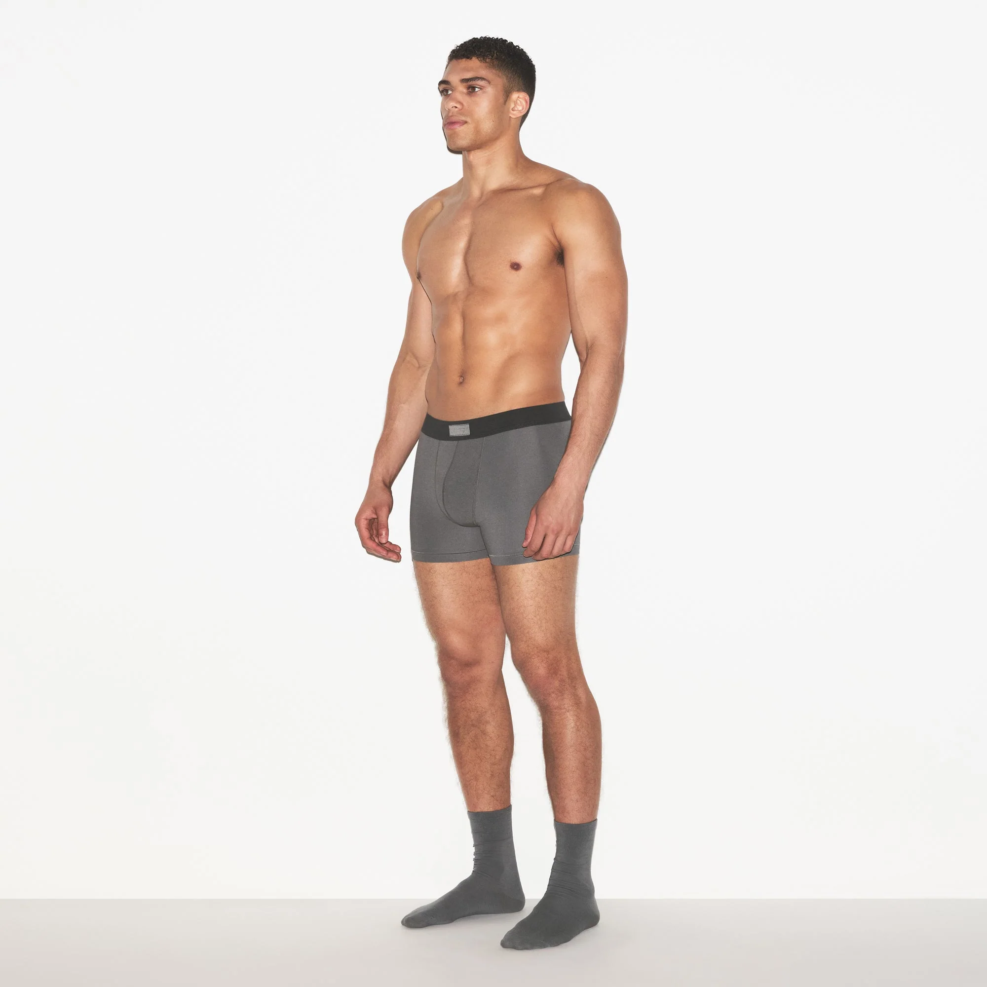 SKIMS COTTON MENS 3" BOXER BRIEF 3-PACK | RUSSET MULTI - Image 8