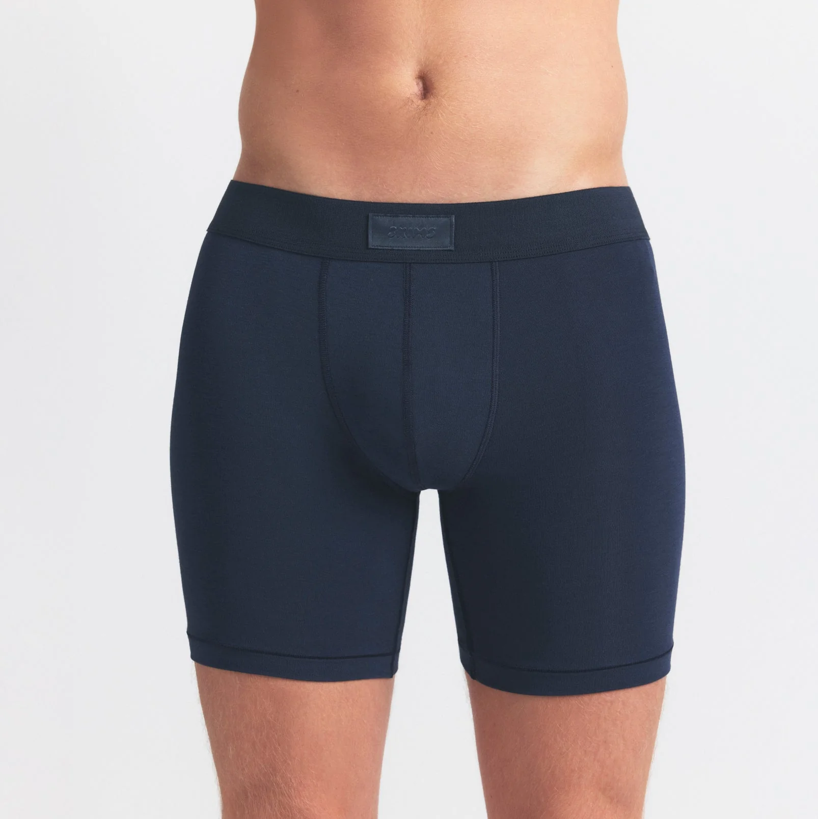 SKIMS COTTON MENS 5" BOXER BRIEF 3-PACK | BLUE BLACK MULTI - Image 3