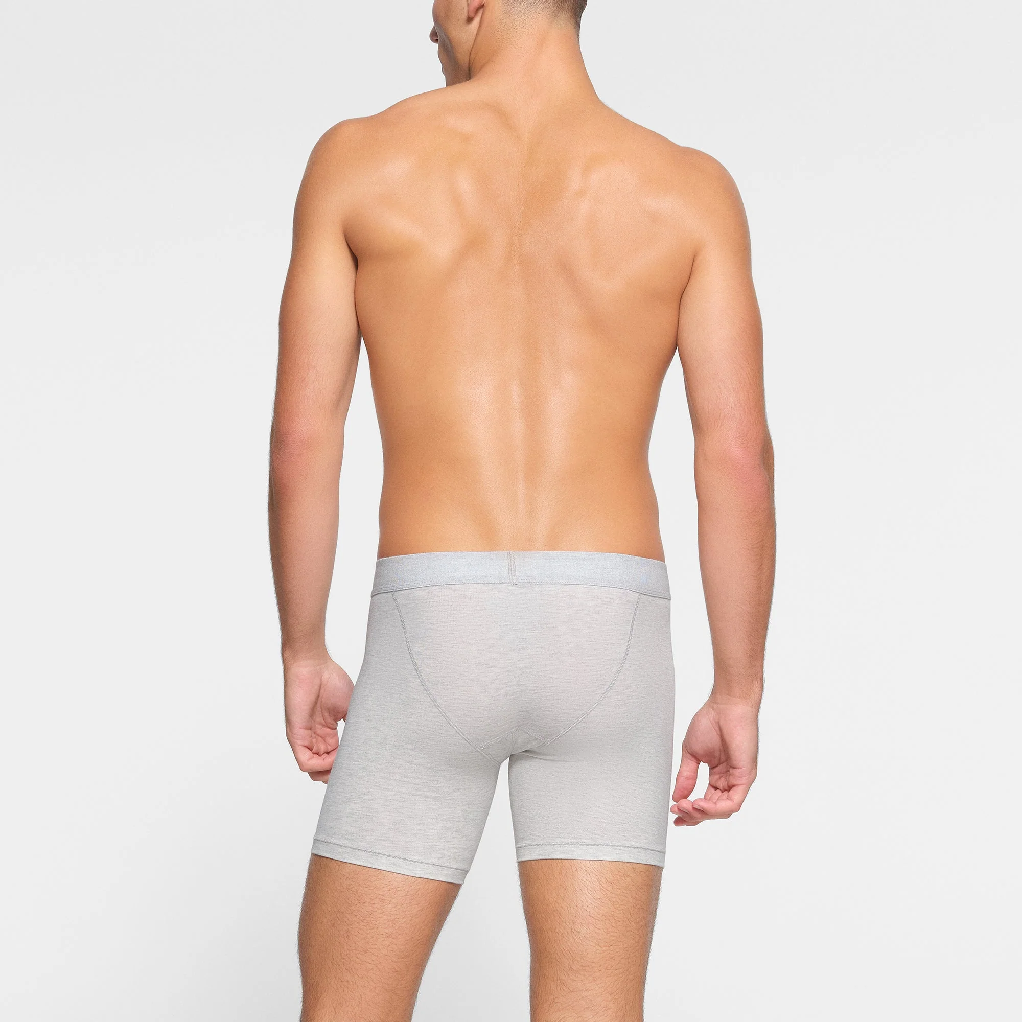 SKIMS COTTON MENS 5" BOXER BRIEF 3-PACK | HEATHER MULTI - Image 3