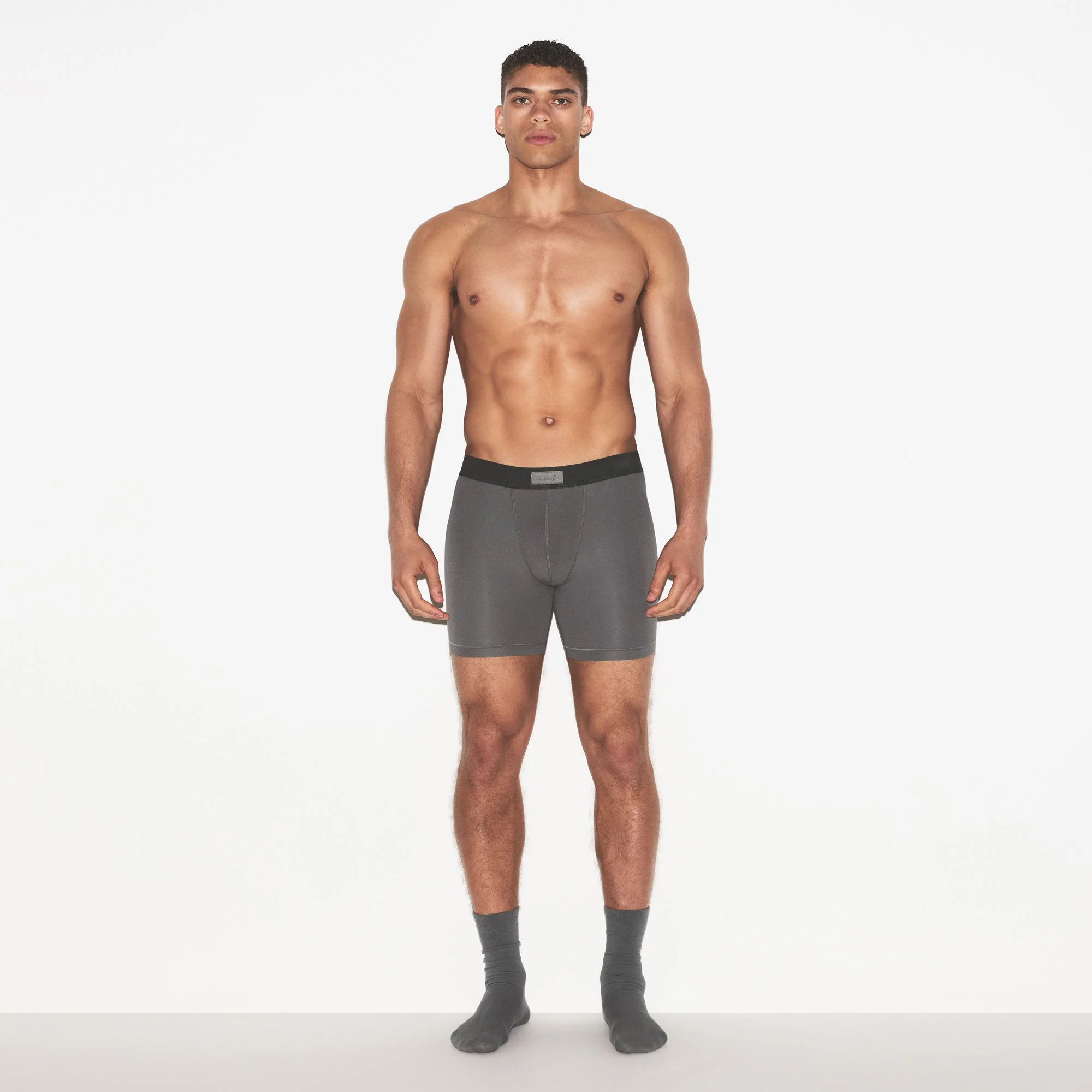 SKIMS COTTON MENS 5" BOXER BRIEF 3-PACK | RUSSET MULTI - Image 9