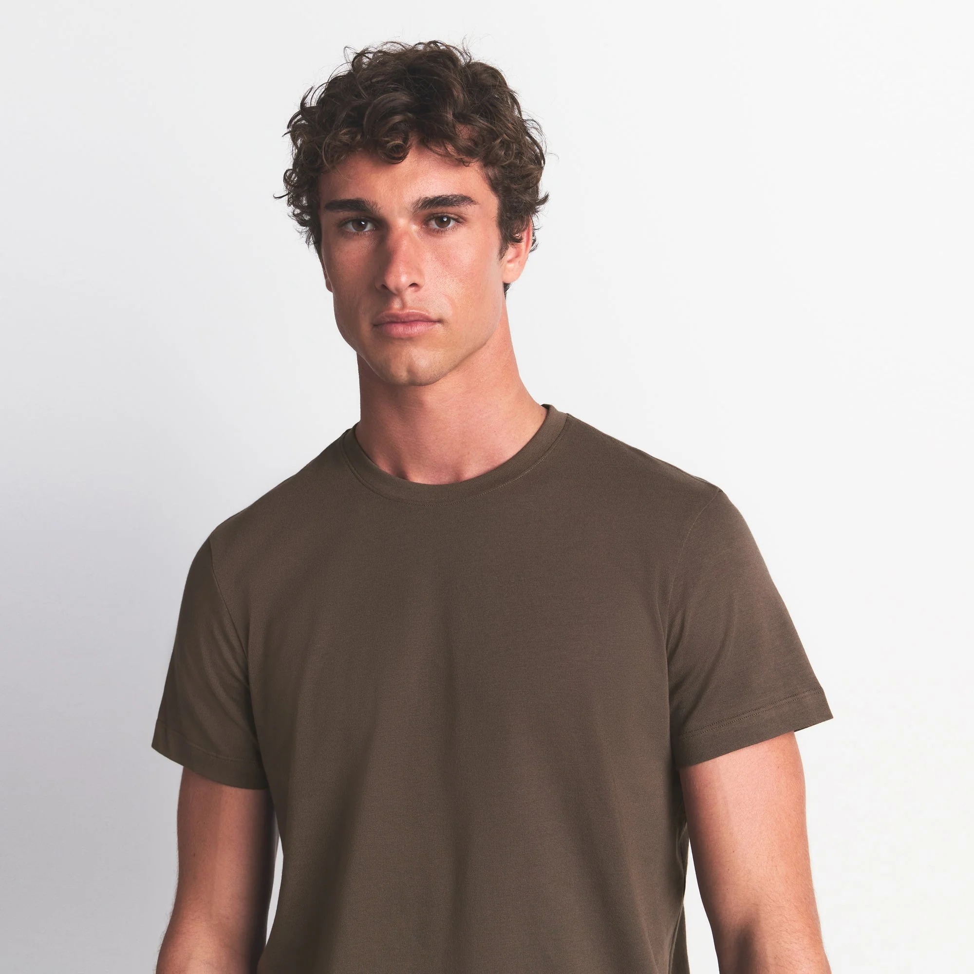 SKIMS COTTON MENS CLASSIC T-SHIRT | DRIFTWOOD - Image 6