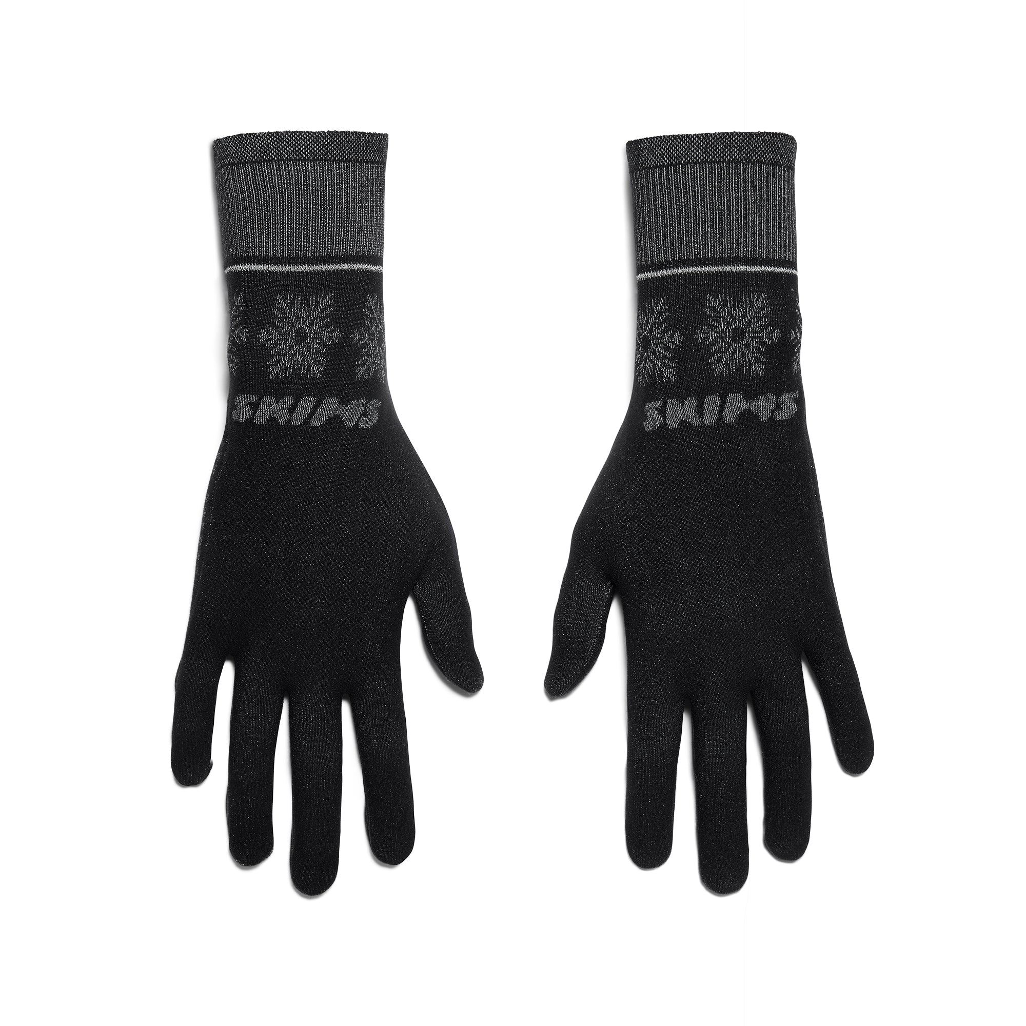 SKIMS FIRST LAYERS GLOVES | OBSIDIAN WINTER FAIR ISLE - Image 4