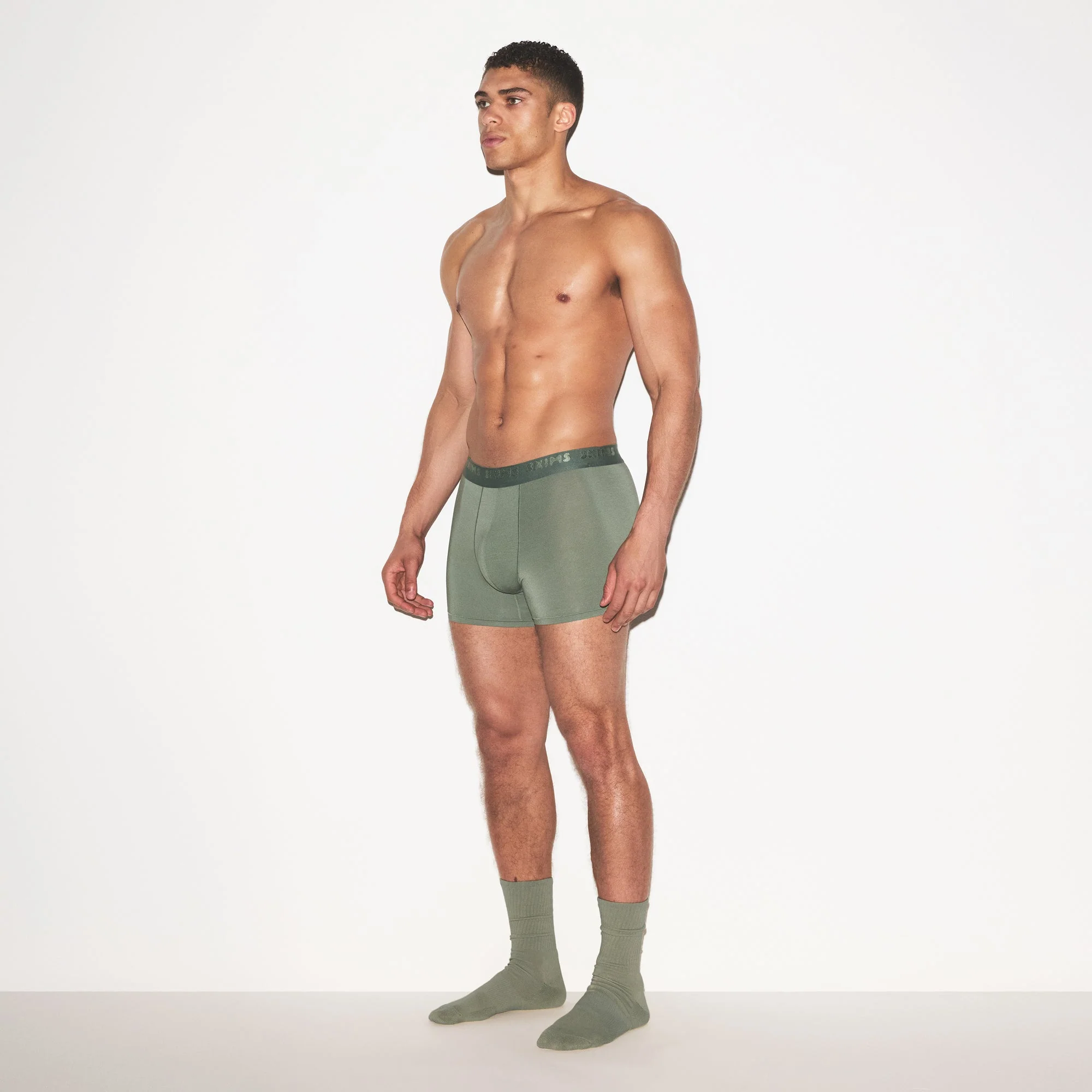SKIMS STRETCH MENS 3" BOXER BRIEF 3-PACK | LAUREL MULTI - Image 2