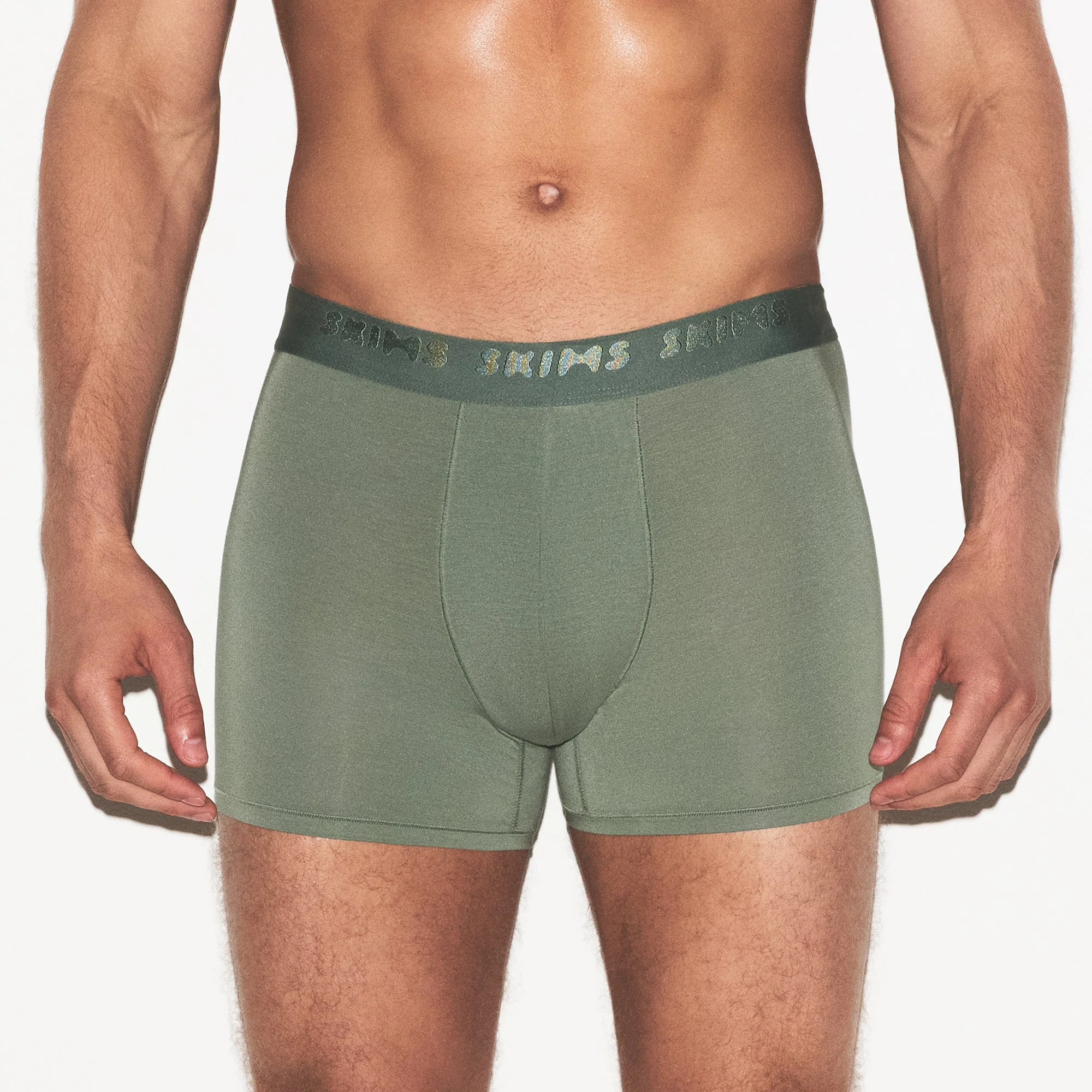 SKIMS STRETCH MENS 3" BOXER BRIEF 3-PACK | LAUREL MULTI - Image 5