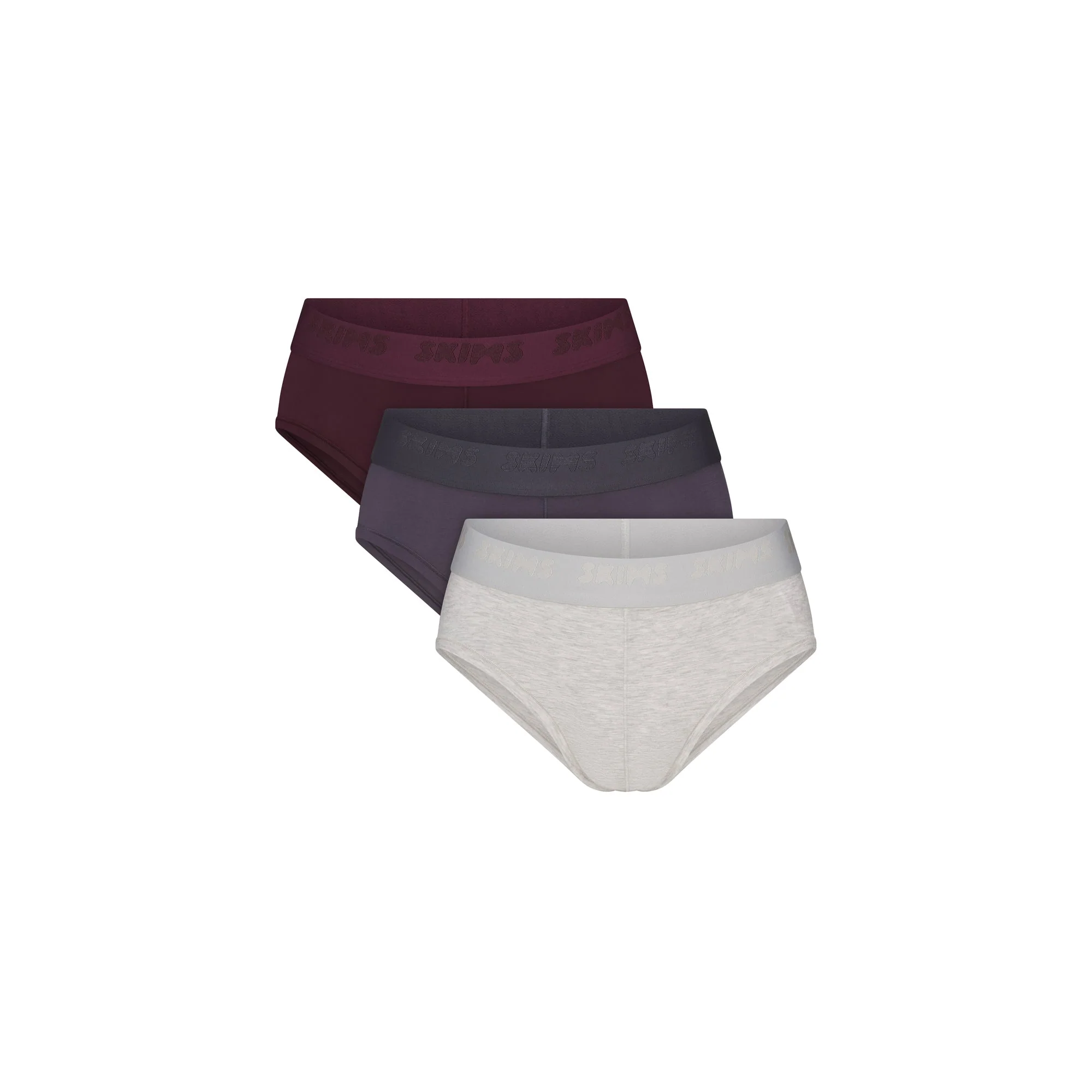 SKIMS STRETCH MENS BRIEF 3-PACK | RAVEN MULTI - Image 5