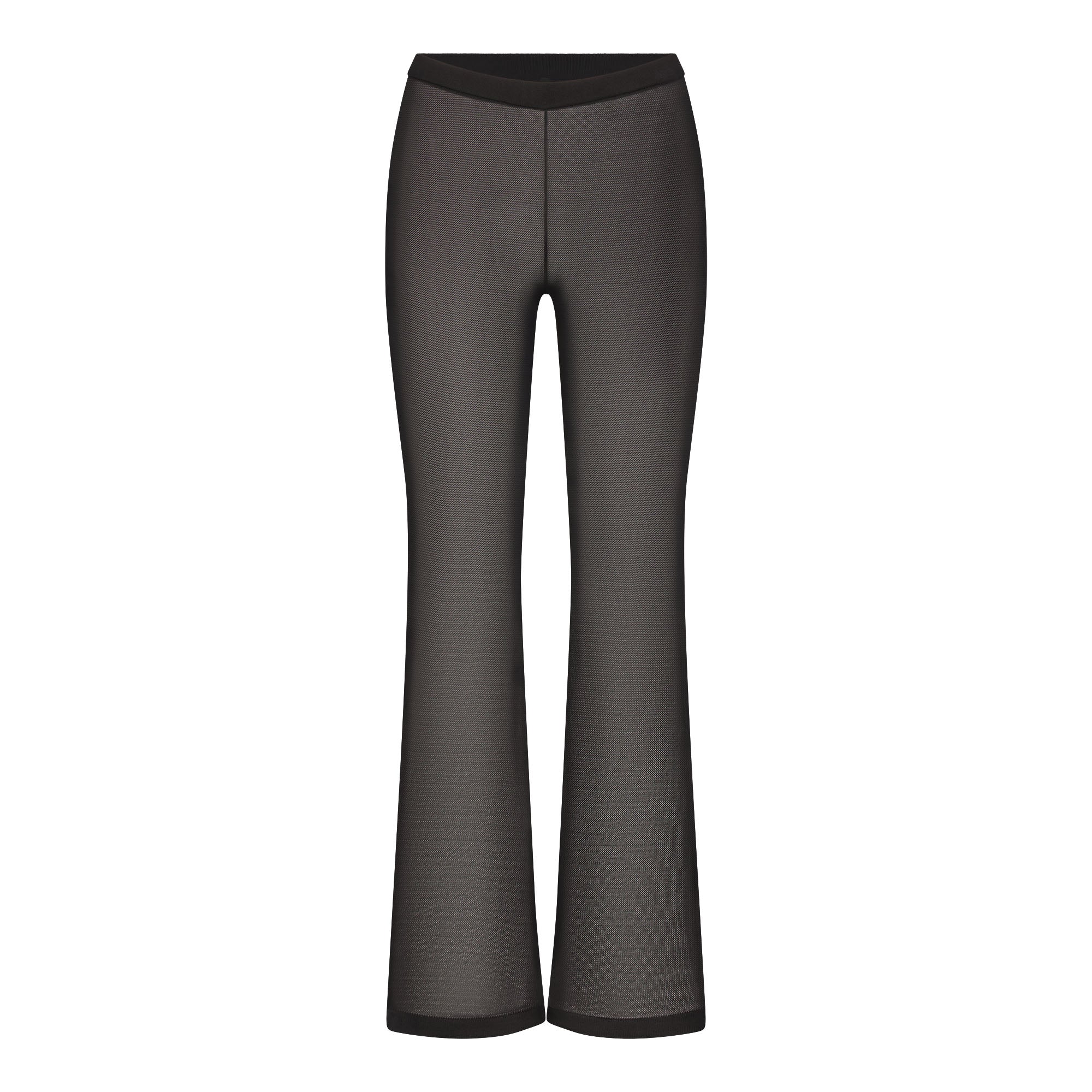 SLINKY KNIT LOW RISE PANT | OBSIDIAN - Image 4