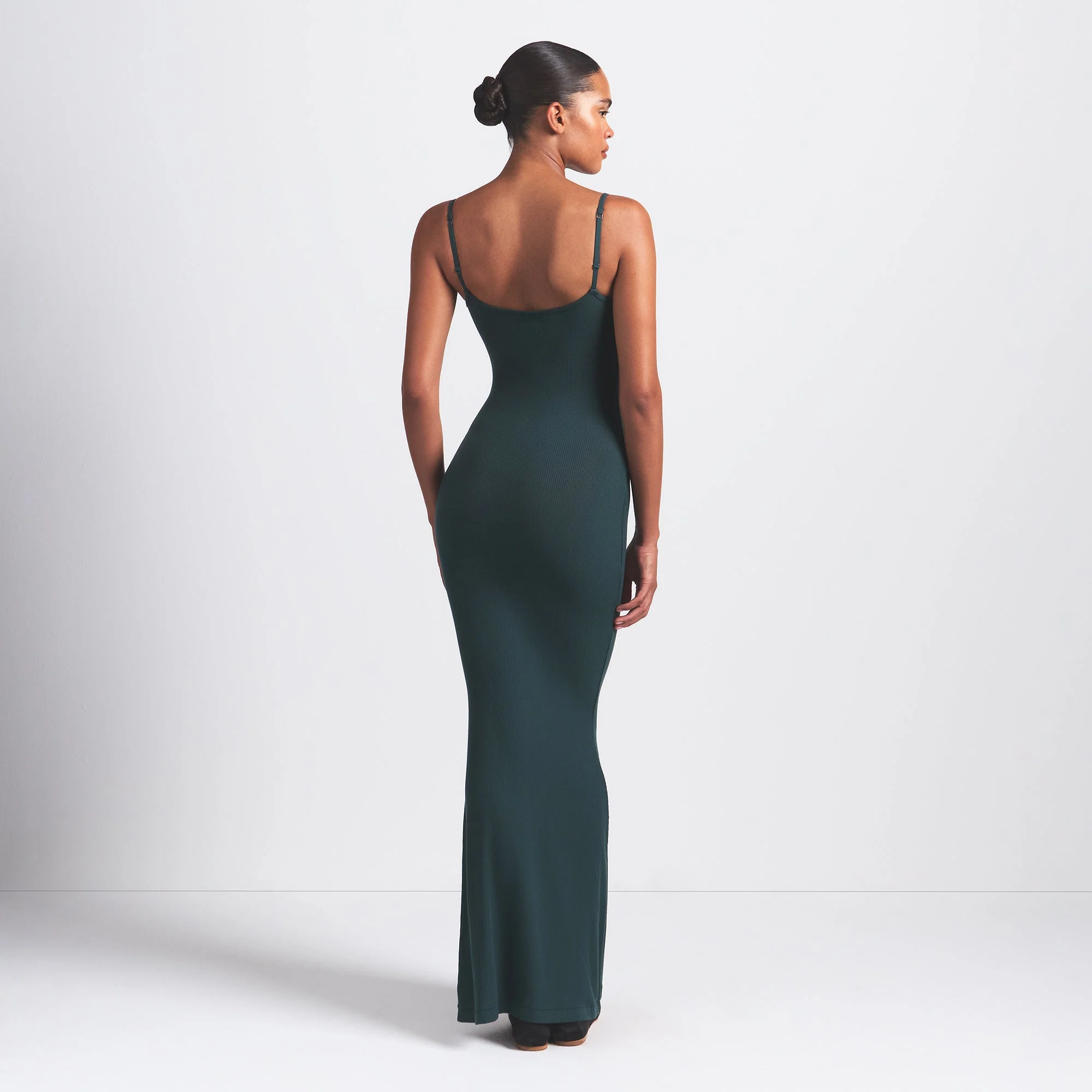 SOFT LOUNGE LONG SLIP DRESS | CYPRESS - Image 5