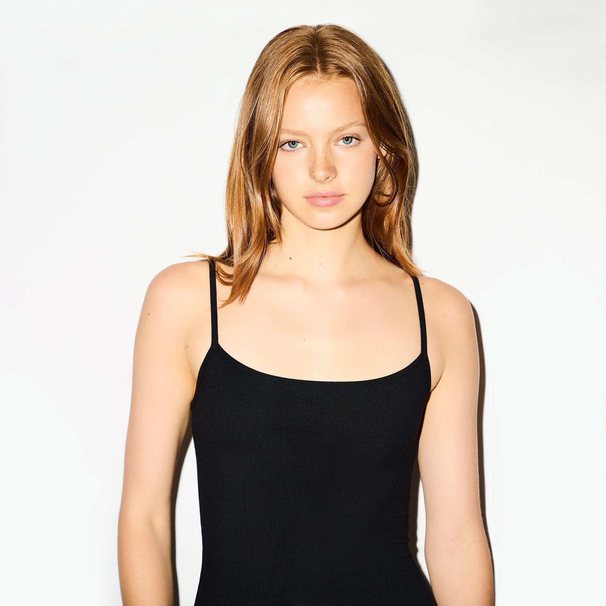 SOFT LOUNGE LONG SLIP DRESS | ONYX - Image 2