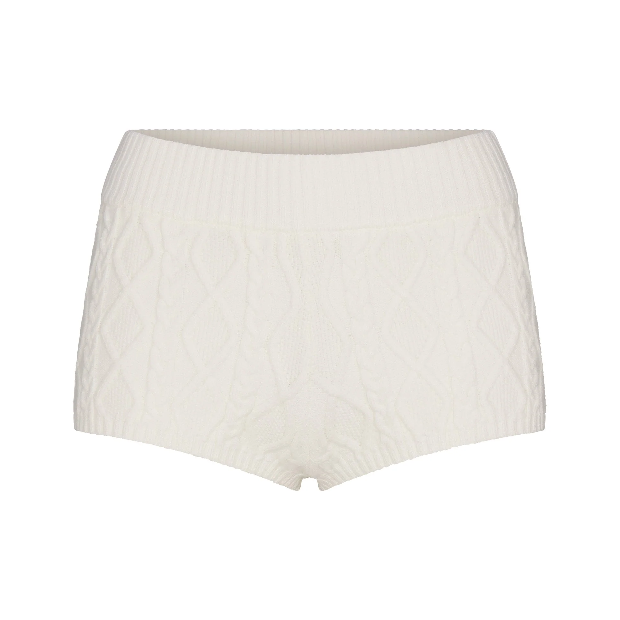 SWEATER KNIT SHORT | IVORY - Image 5