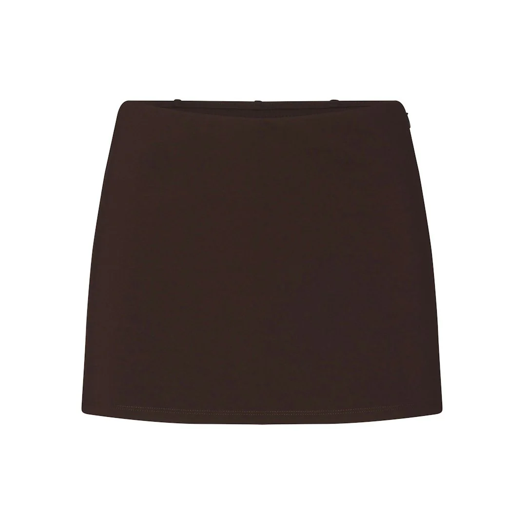 THE ESSENTIAL COLLECTION MINI SKORT | ESPRESSO - Image 5