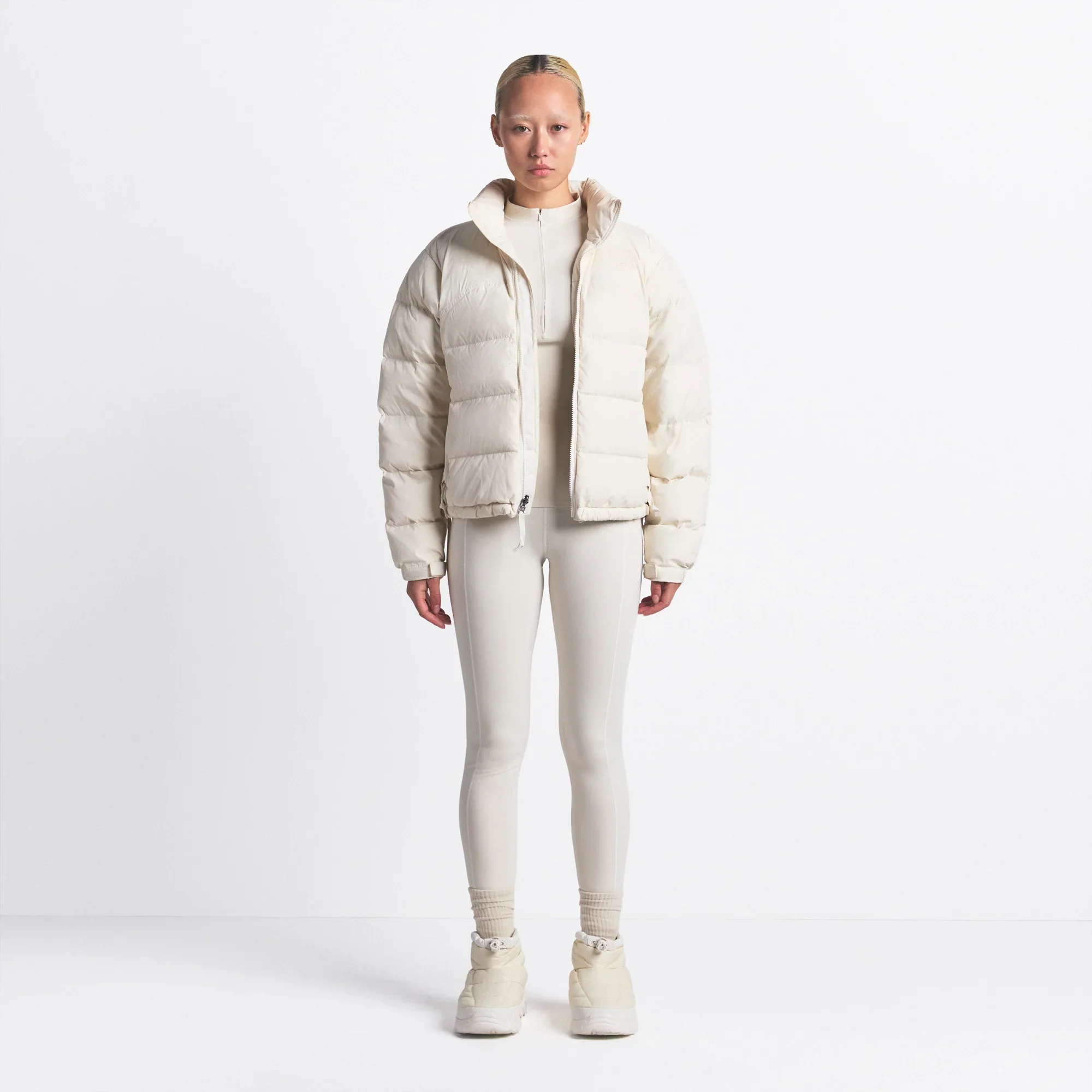 THE NORTH FACE X SKIMS 2000 RETRO NUPTSE JACKET | BONE
