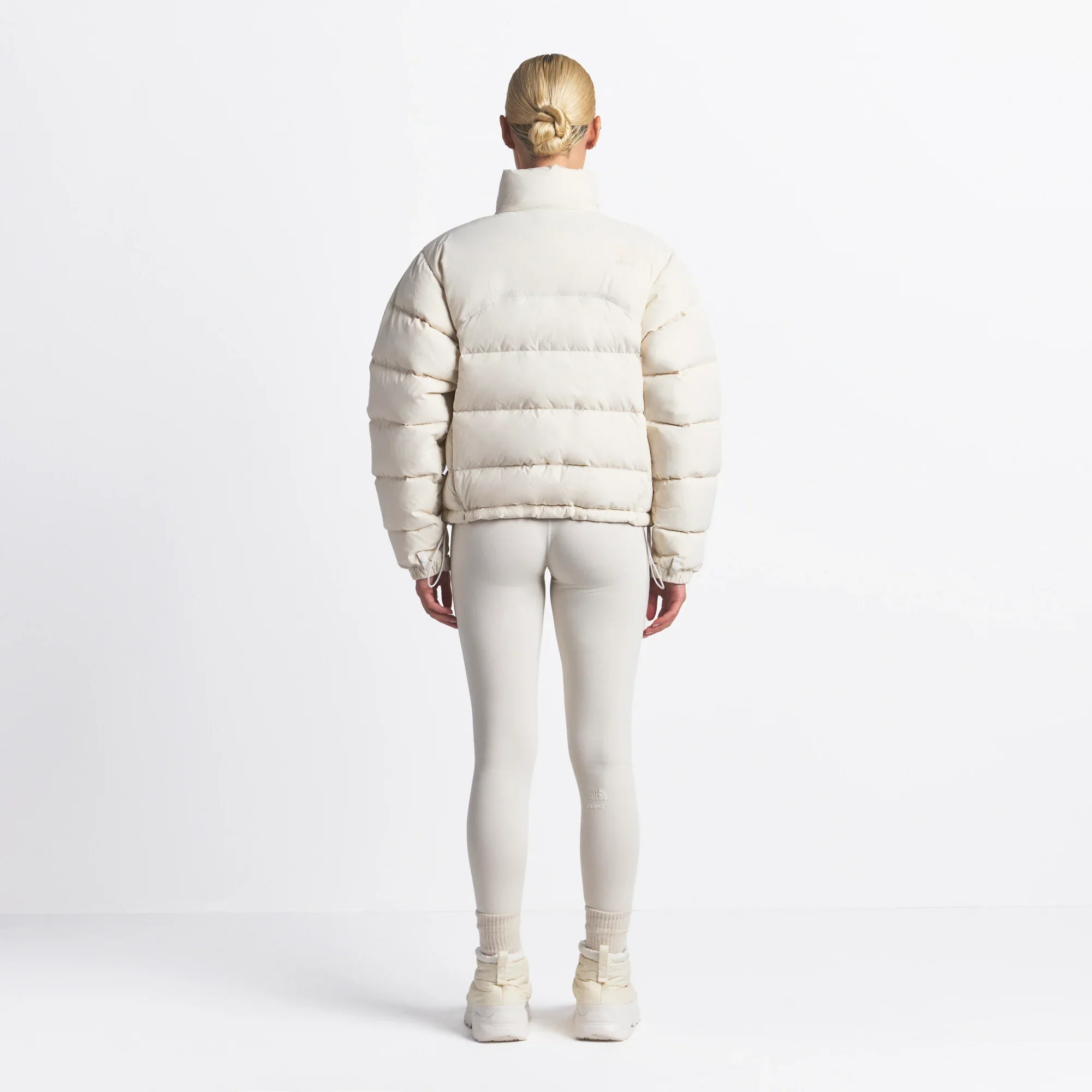 THE NORTH FACE X SKIMS 2000 RETRO NUPTSE JACKET | BONE - Image 4