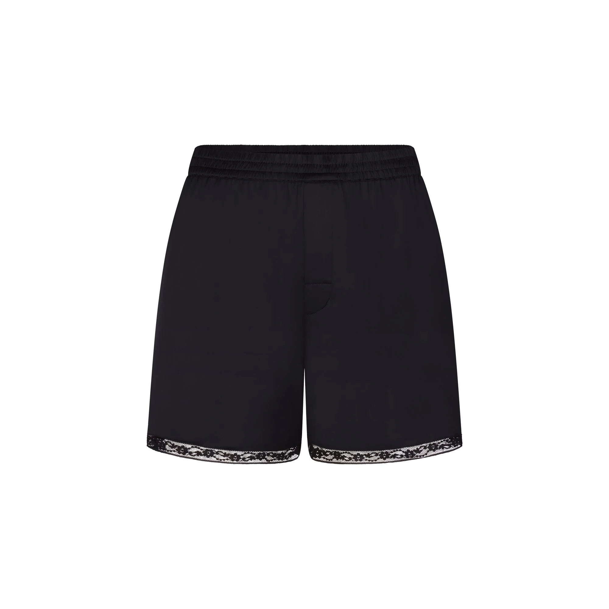 WOVEN SHINE LACE BOXER | ONYX - Image 5
